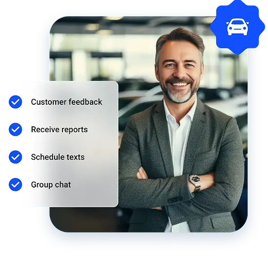 Texting solution for dealerships