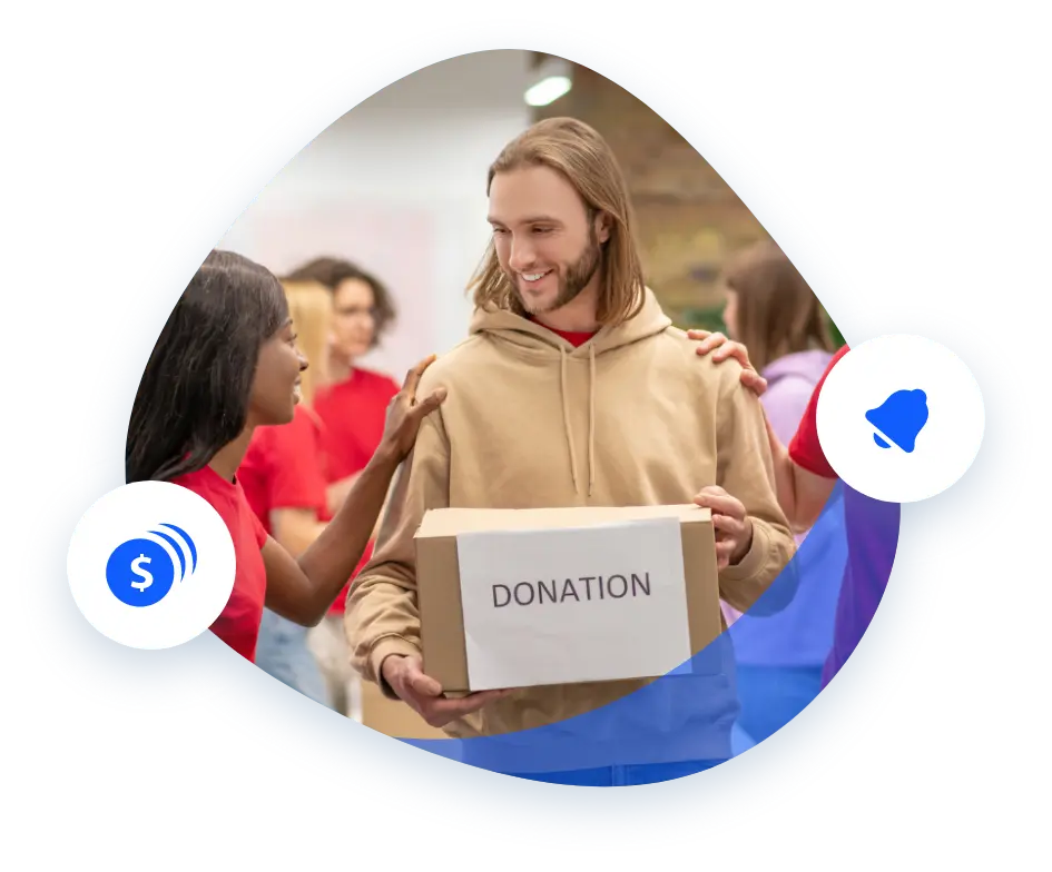 Collect money immediately for your donation programs