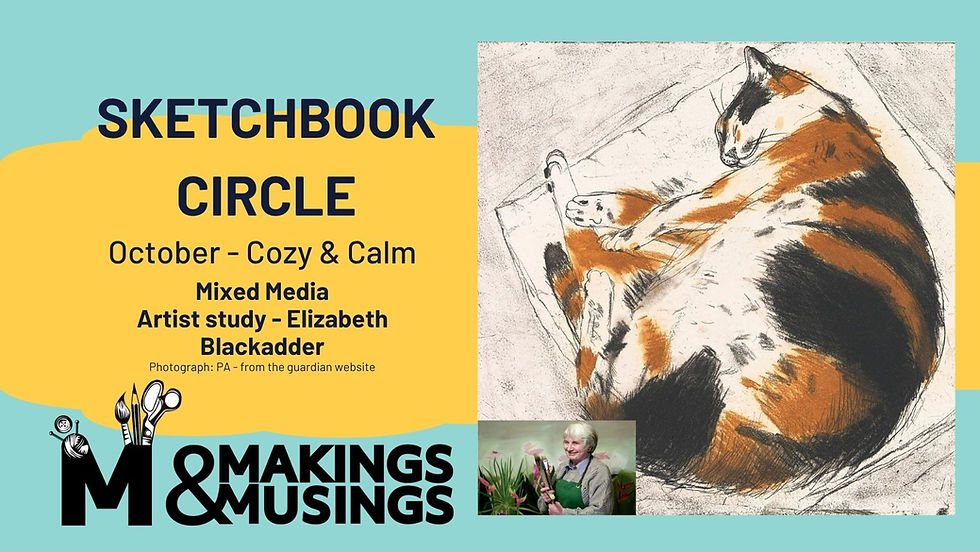 October - Cozy and Calm - Artists Study - Mixed Media