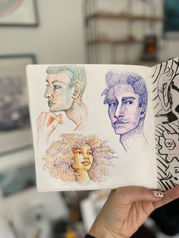 Unleash your creativity with Makings and Musings! Dive into our portrait drawing courses designed for women, ages 35-60, new to art. In our live sessions, paint, draw, and sketchbook, discovering the art of portraiture. Join us and transform your artistic skills in a supportive and encouraging community