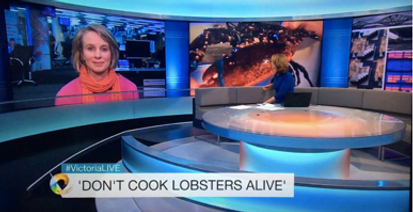 Screenshot of the Victoria Derbyshire TV show set on BBC2