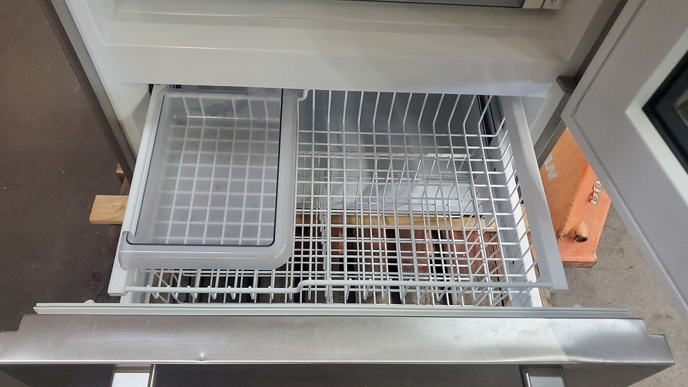 Thumbnail: #359 SUB-ZERO BI-36UGS 36" STAINLESS GLASS DOOR w/TUBULAR HANDLES