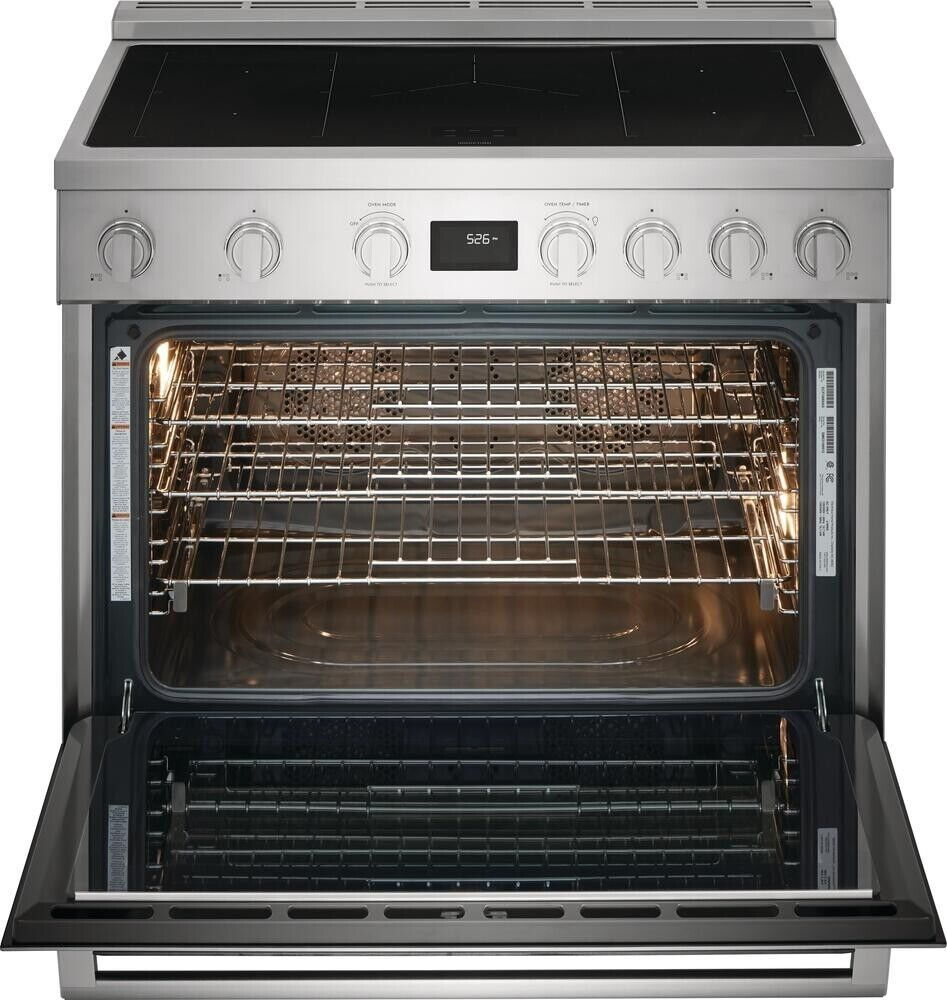 Thumbnail: NEW IN BOX ELECTROLUX 36" INDUCTION CONVECTION STAINLESS RANGE ECFI3668A