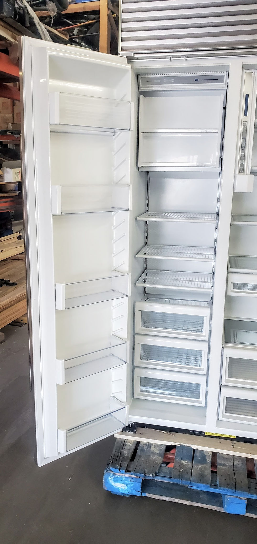 Thumbnail: SUB-ZERO 690/S 48" STAINLESS STEEL WATER/ICE DISP REFRIGERATOR