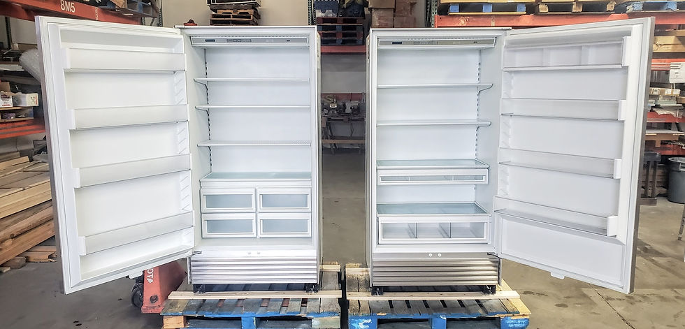 Thumbnail: SUB-ZERO 72" STAINLESS REFURBISHED SET 36" ALL REFRIG & FRZ 601R/S & 601F/S