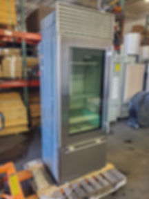 #10 REFURBISHED SUB-ZERO 611 30" STAINLESS BTM-FRZ REFRIGERATOR