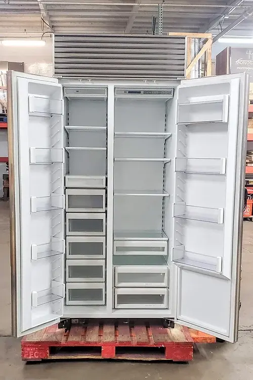 Thumbnail: #310 REFURBISHED SUB-ZERO 36" WOOD PANELED MODEL 661 REFRIGERATOR