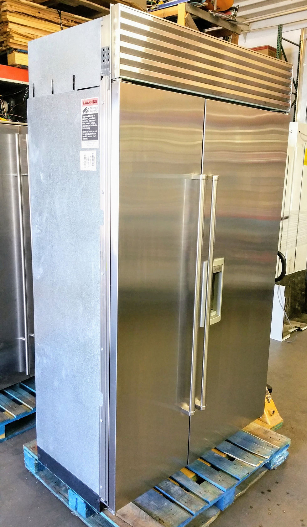 Thumbnail: #13 REFURBISHED 48" SUB-ZERO BI-48SD/S/PH NO-FLAW STAINLESS REFRIGERATOR