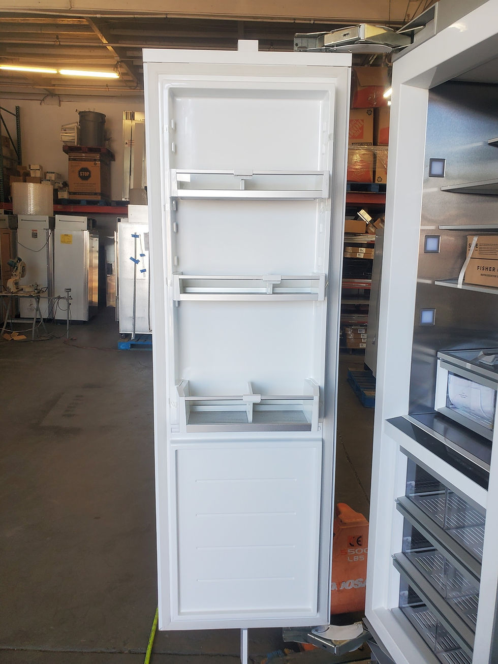 Thumbnail: #91 NEW FISHER PAYKEL OPEN BOX PANEL READY 24" ALL REFRIGERATOR RS2484SLK1