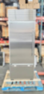 Thumbnail: #165 SUB-ZERO 611 30" PRO HANDLE NO-FLAW STAINLESS REFRIGERATOR