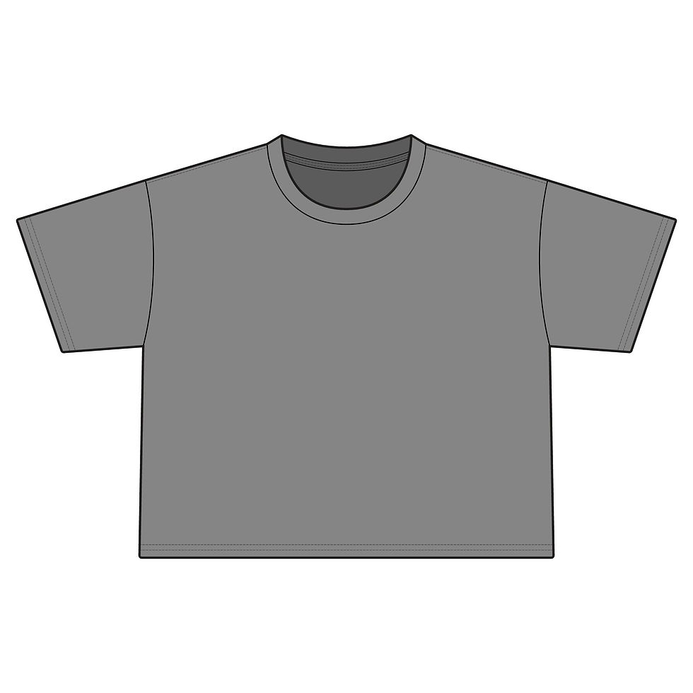 Thumbnail: Girlboat Retro 80s Neon Cropped Graphic Women's T‑Shirt