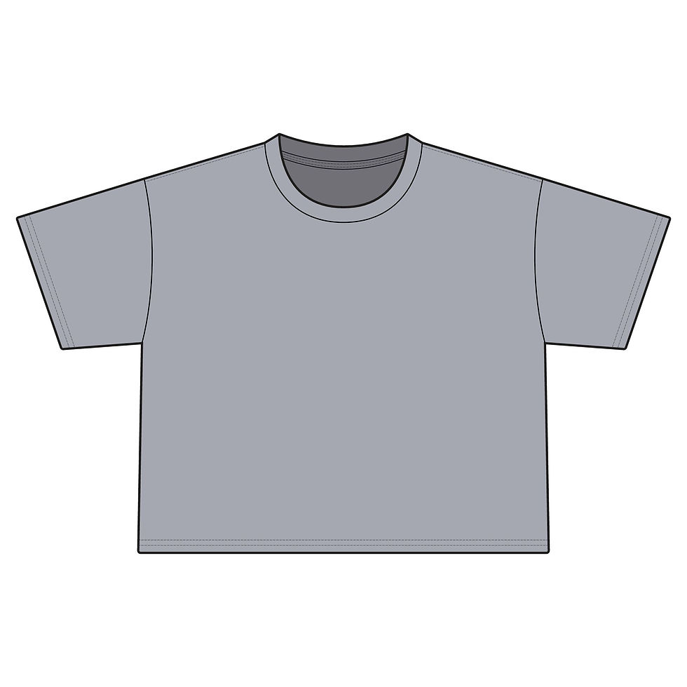 Thumbnail: Girlboat Retro 80s Neon Cropped Graphic Women's T‑Shirt