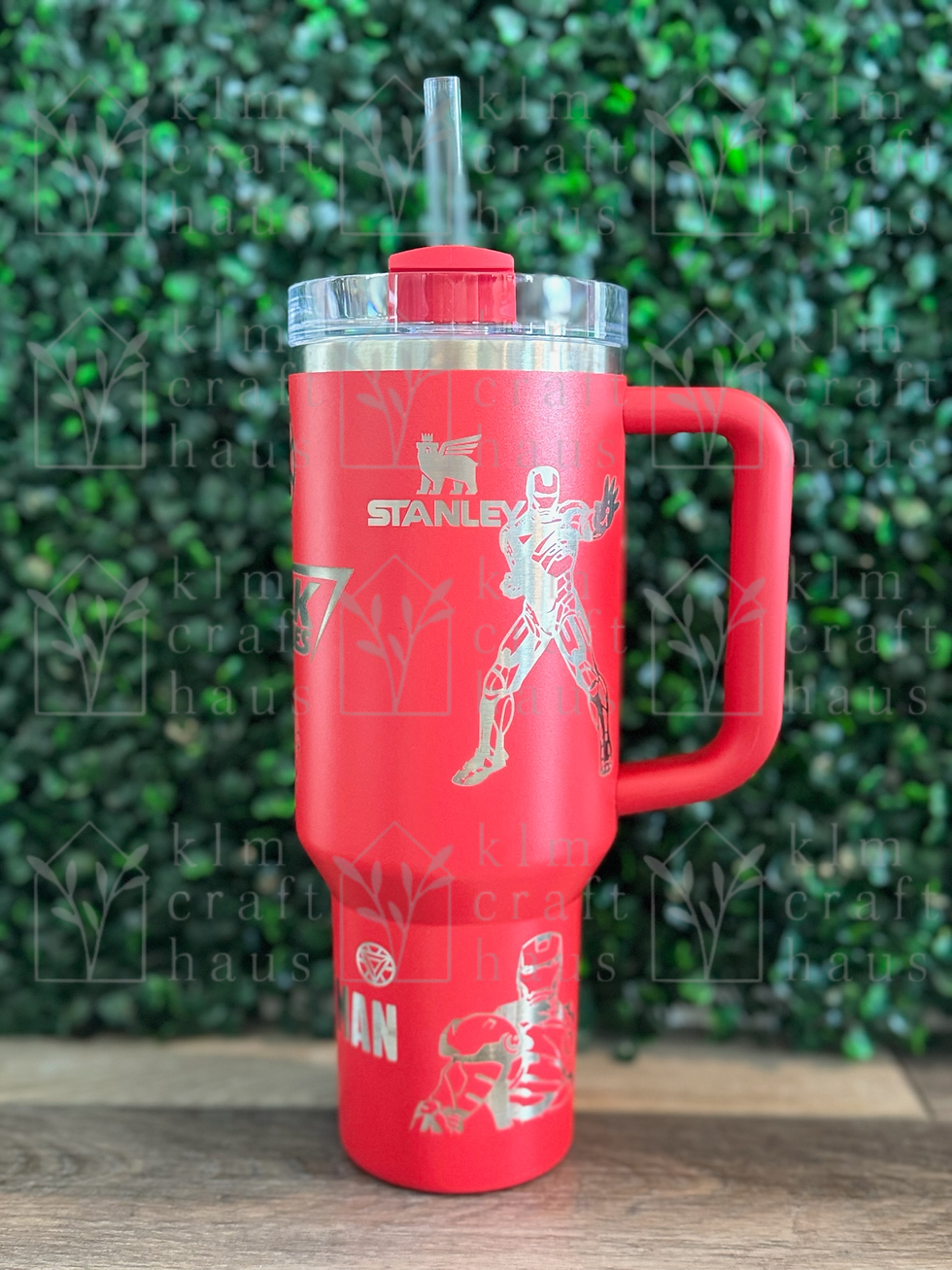 Iron Man Red Stanley Quencher 40oz