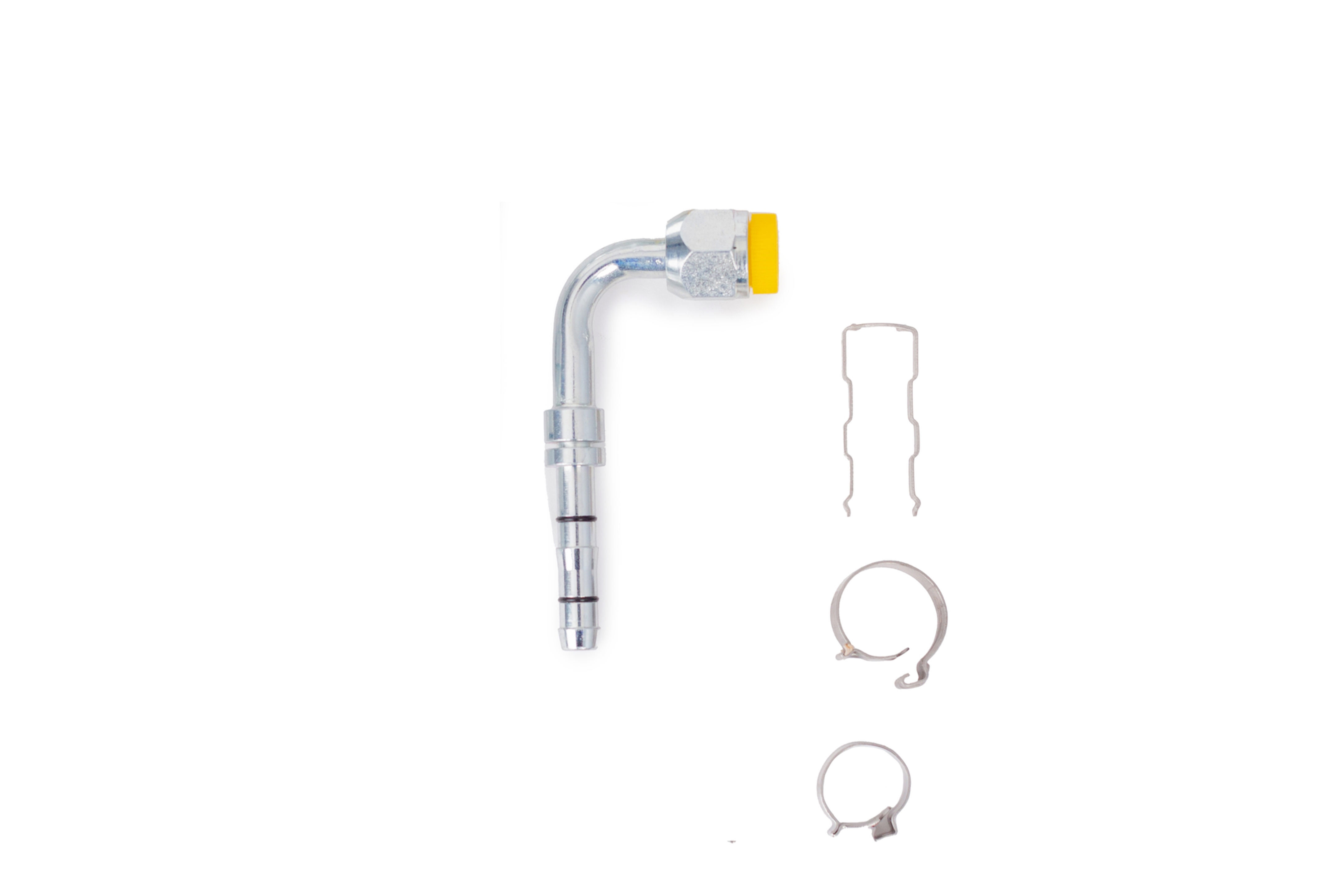Coldmaster QuickFit Fitting Set #6 90° Curved A/C Hose Fitting Kit