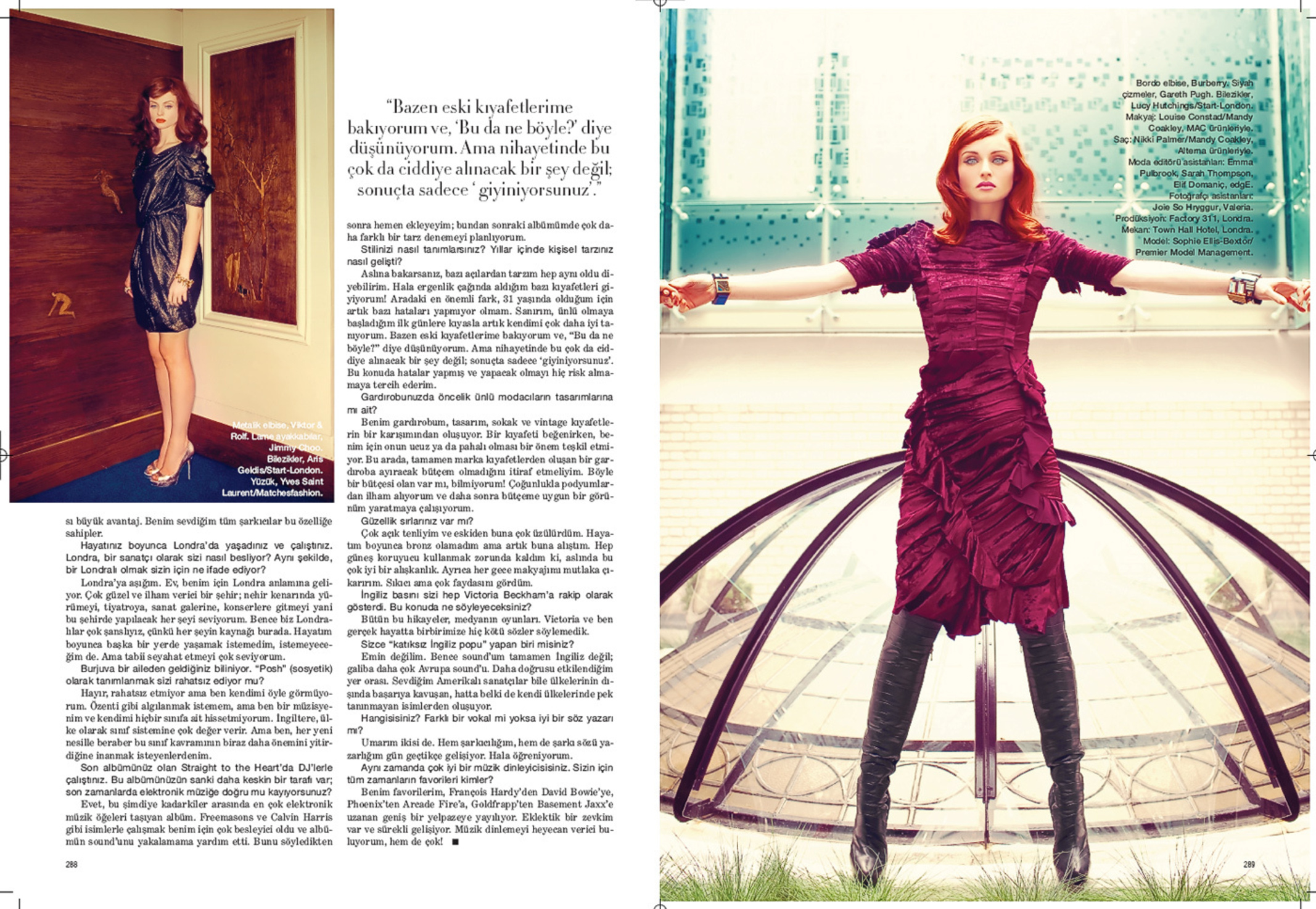 Sophie Ellis Bextor in Aris Geldis