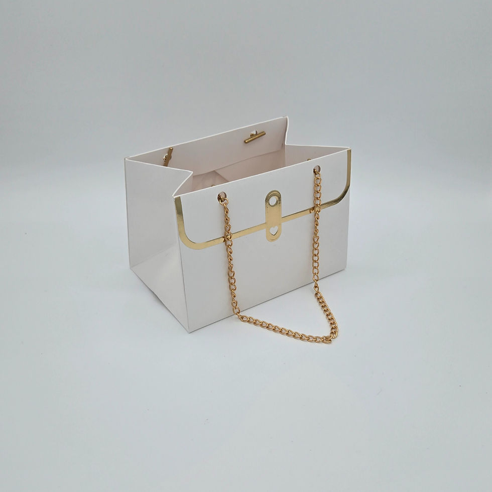 Thumbnail: Chic Chain Purse Gift Bag + Blossoms