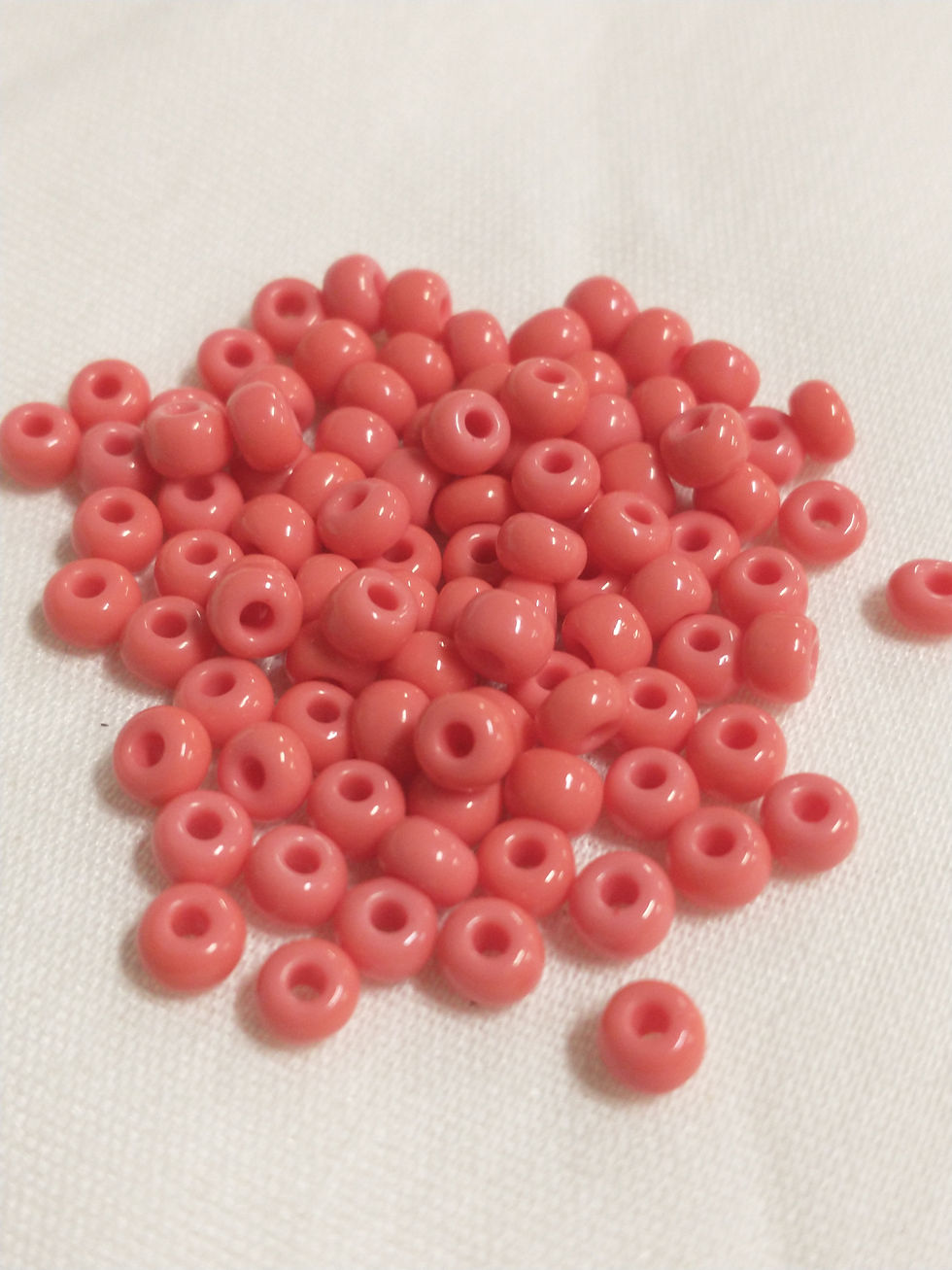 Thumbnail: Vintage Glass 6/0 Opaque Pony Beads