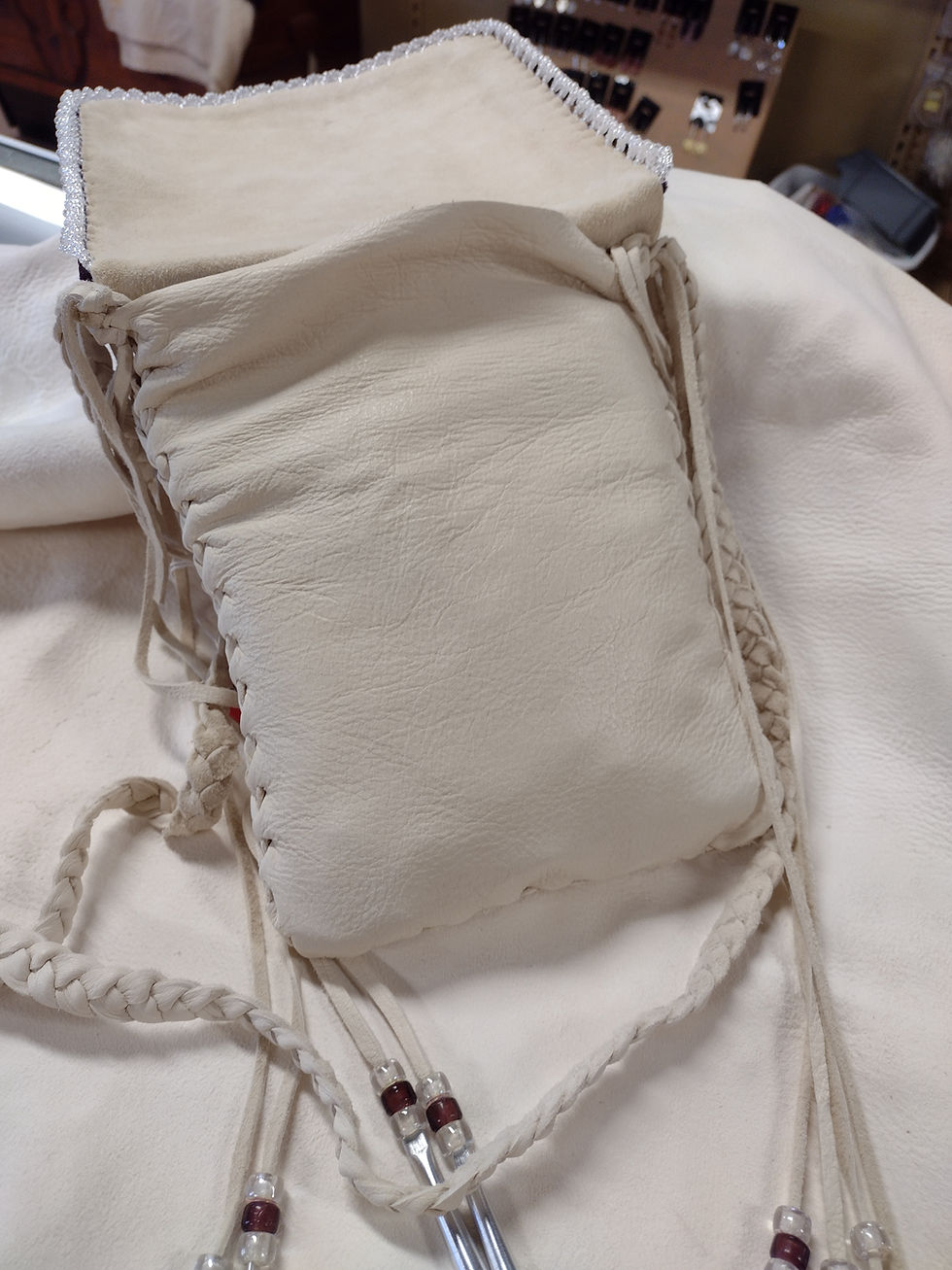 Thumbnail: Raised beadwork bag