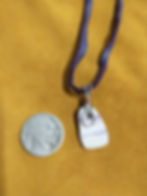 Thumbnail: Quahog shell pendant necklaces