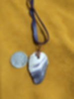 Thumbnail: Quahog shell pendant necklaces