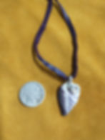 Thumbnail: Quahog shell pendant necklaces