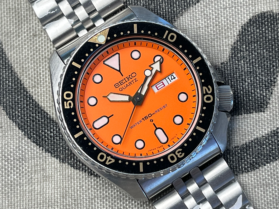 Vintage 1981 Seiko 7548-700C Divers Watch SERVICED All Original JDM