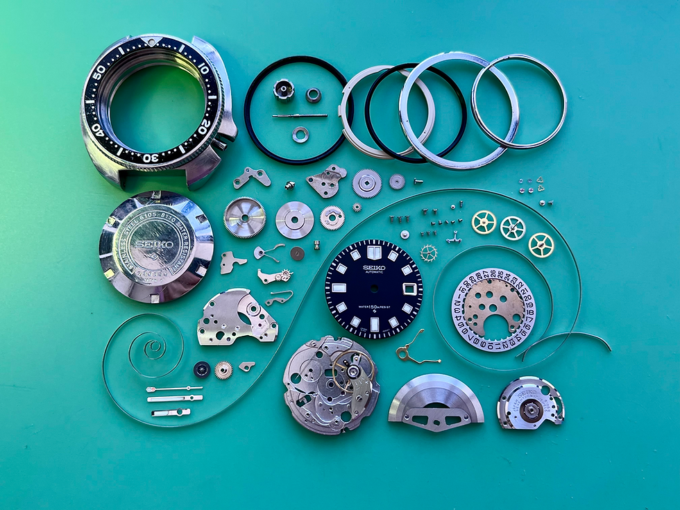 Thumbnail: Vintage 1972 Seiko 6105-8110 Serviced With Box Original Willard