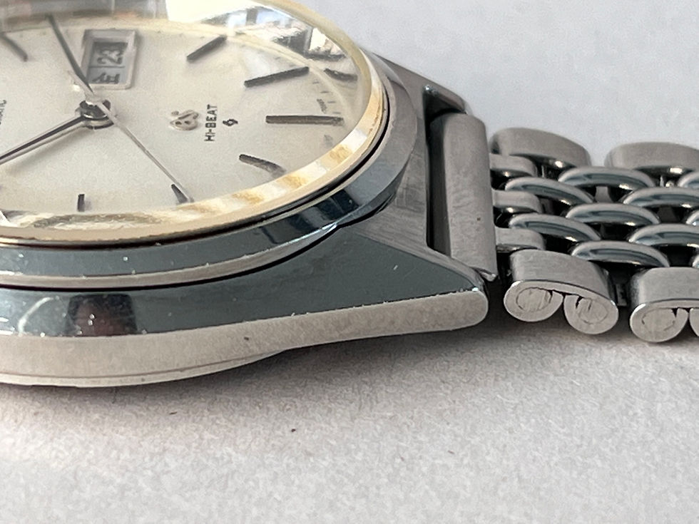 Thumbnail: Vintage 1970 Grand Seiko Automatic 5646-7010 HI-BEAT Self-Winding Day Date 36mm