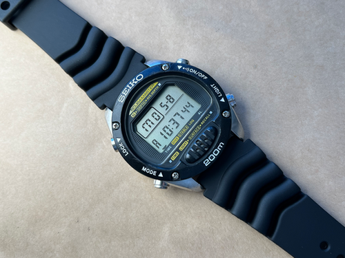 Vintage 1991 Seiko Scuba Master 200m Dive Computer Watch M705-5A00