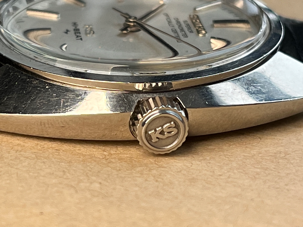 Thumbnail: Vintage 1970 King Seiko High Beat Chronometer Hand Winding Wristwatch 4502-801