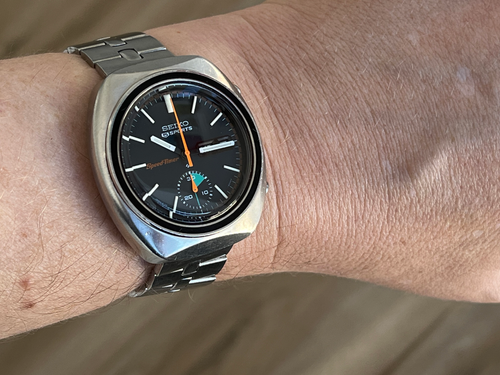Vintage 1971 Seiko 6139-8002 Speedtimer Serviced JDM Day Date