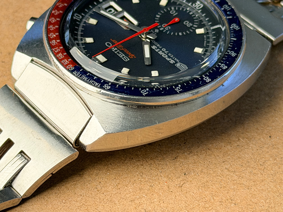 Thumbnail: Vintage 1969 Seiko Speed-Timer 6319-6000 JDM Serviced Original