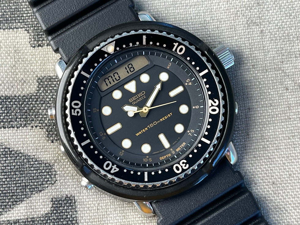 Vintage 1984 Seiko H558-500A Golden “Arnie" Diver’s 150M Watch Original JDM