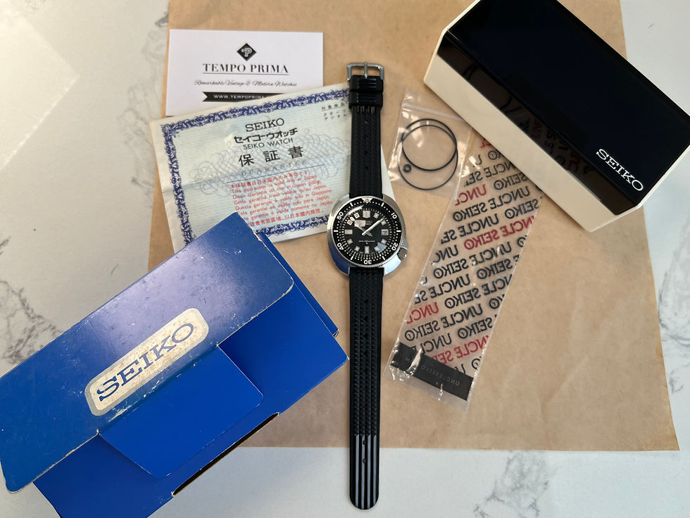 Thumbnail: Vintage 1970 Seiko Diver 'Double Proof' 6105-8110 Willard All Original Serviced
