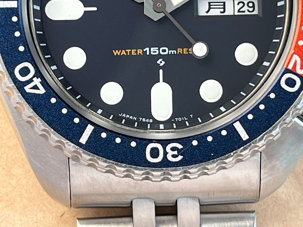 Thumbnail: Vintage 1980 Seiko 7548-700B Serviced JDM Divers Watch All Original