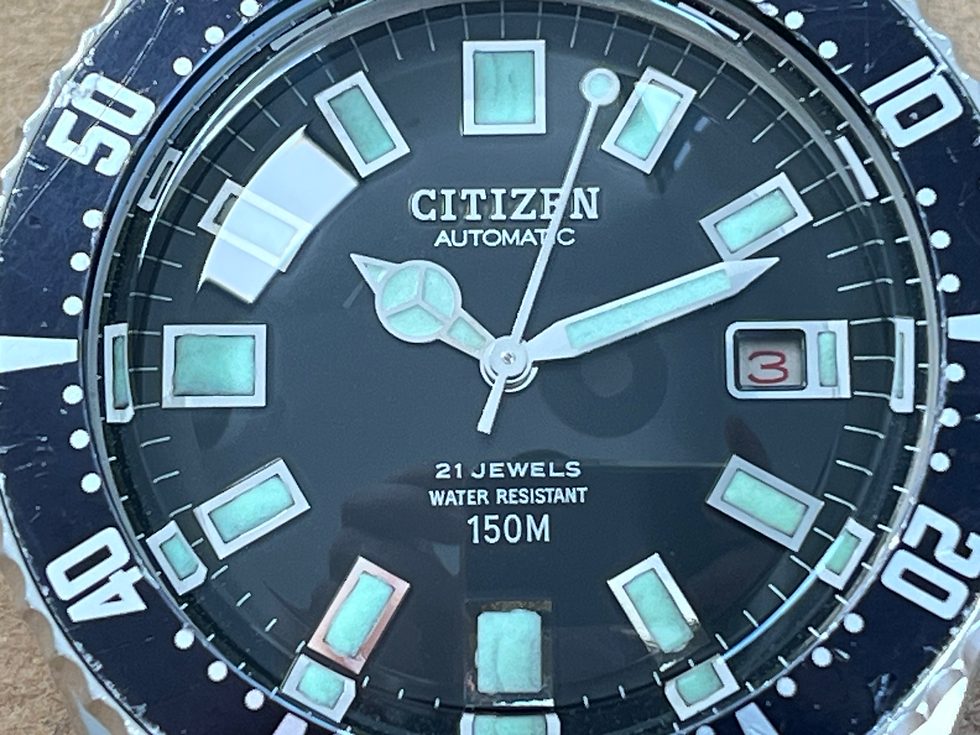 Thumbnail: Vintage 1977 Citizen Challenge Diver 52-0110 Serviced Original