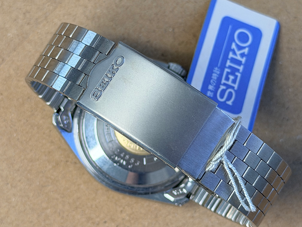 Thumbnail: Vintage 1970 King Seiko Chronometer with Blue Starburst Dial