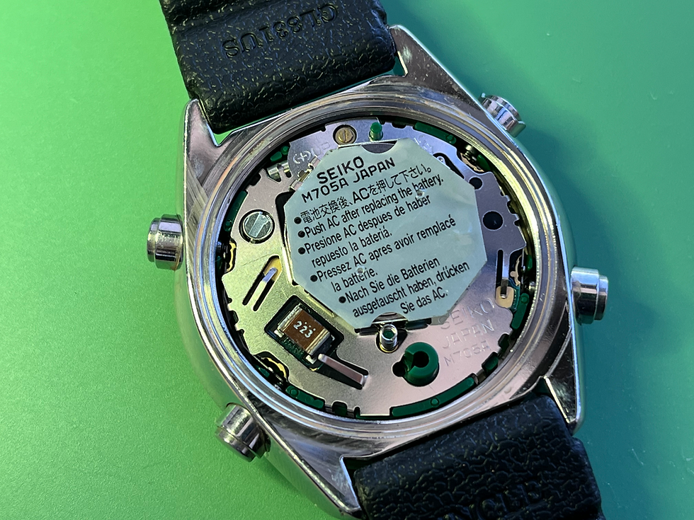 Thumbnail: Vintage 1991 Seiko Scuba Master 200m Dive Computer Watch M705-5A00