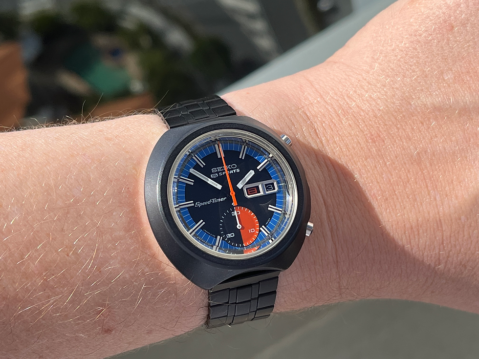 Thumbnail: Vintage 1972 Seiko Speed-Timer 6139-8010 Chronograph Automatic Watch JDM