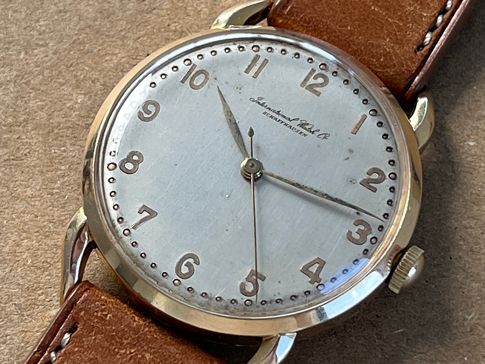 Thumbnail: Vintage 18ct Gold 1949 International Watch Company (IWC) Cal89 35mm Watch