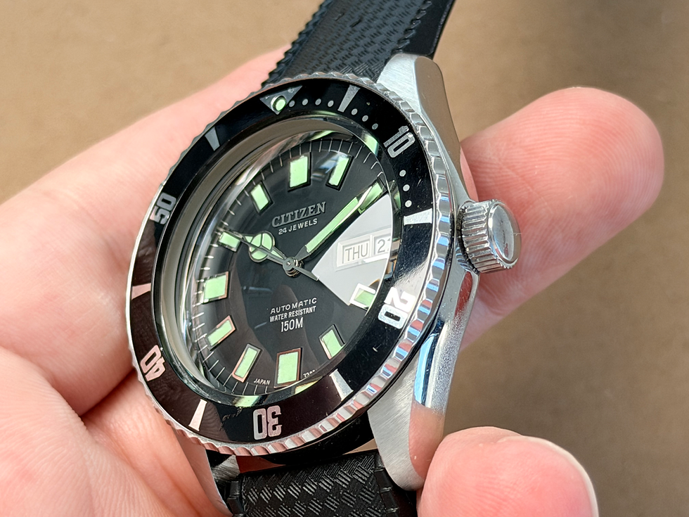 Thumbnail: Vintage 1973 Citizen Challenge Diver 4-722710-Y Serviced Original