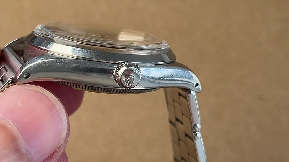 Thumbnail: Vintage 1959  Rolex Air-King Oyster Perpetual Ref. 6552 Serviced 34mm