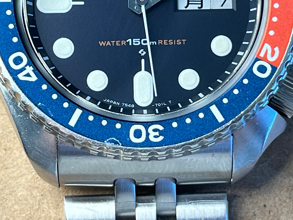 Thumbnail: Vintage 1979 Seiko 7548-700B Serviced Rare JDM Divers Watch Original