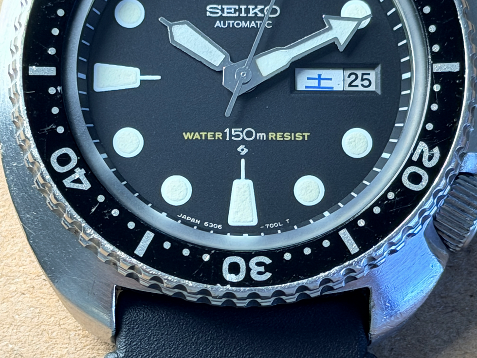 Thumbnail: Vintage 1976 Seiko 6306-7001 Serviced JDM Divers Watch Original