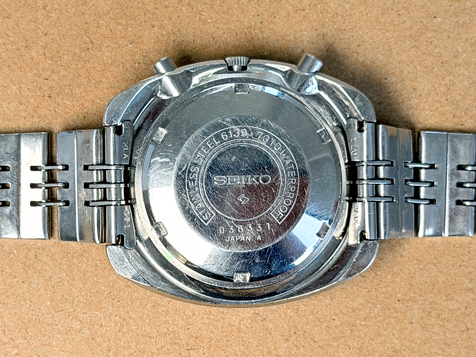 Thumbnail: Vintage 1970 Seiko 6139-7010 SpeedTimer "Iceberg" JDM Serviced Original