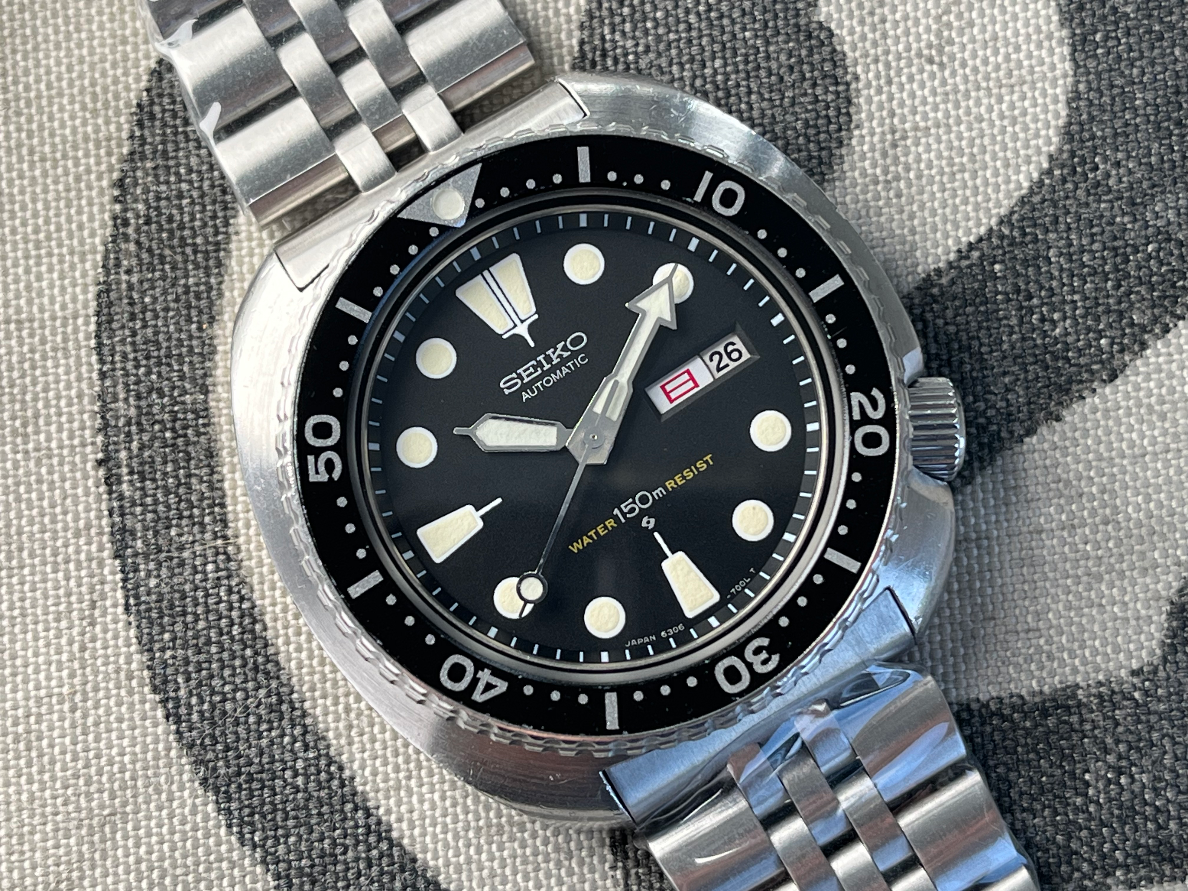 Serviced Vintage 1977 Seiko 6306-7001 Original On New Z199