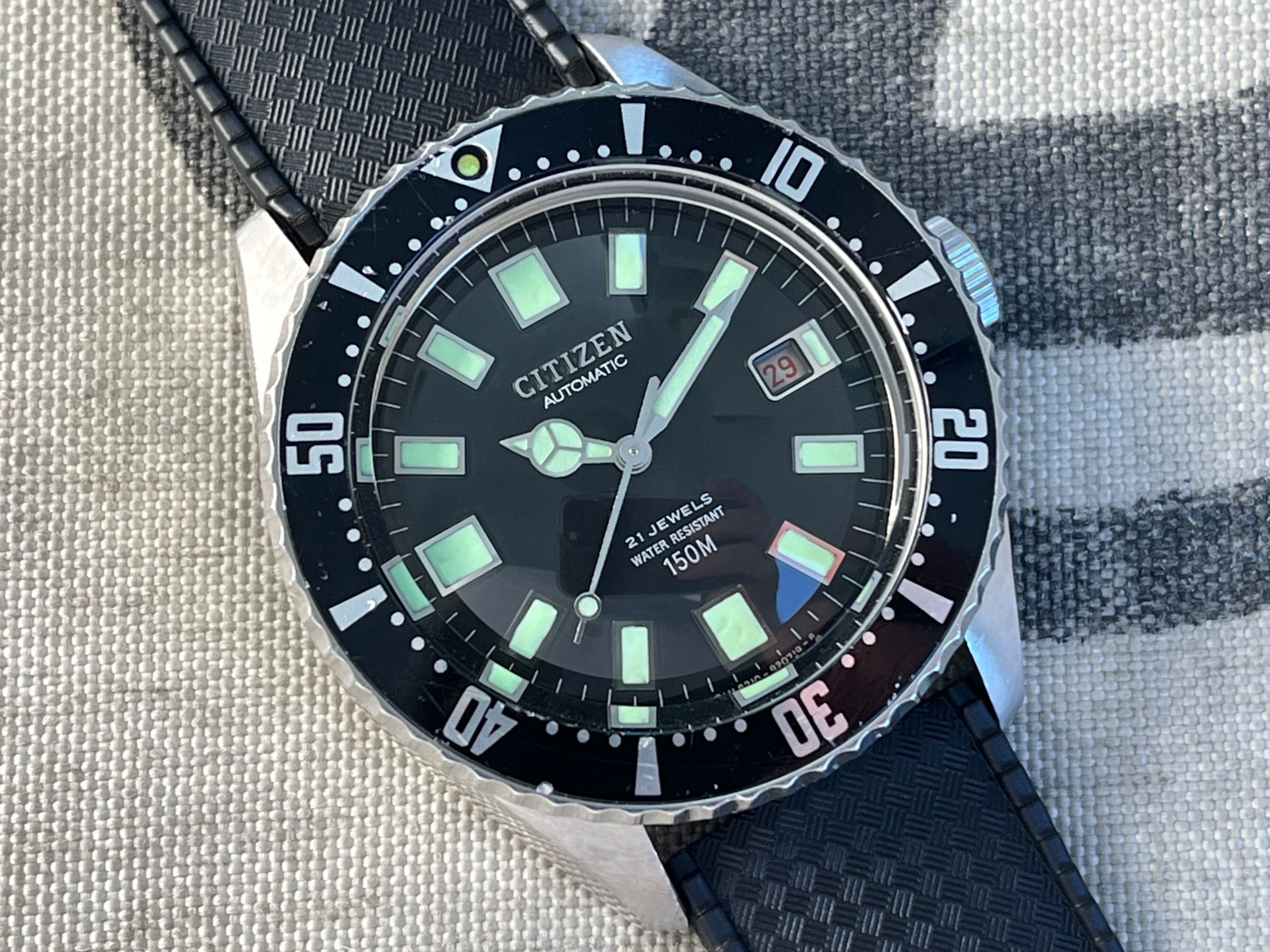 Vintage 1977 Citizen Challenge Diver 52-0110 Serviced All Original
