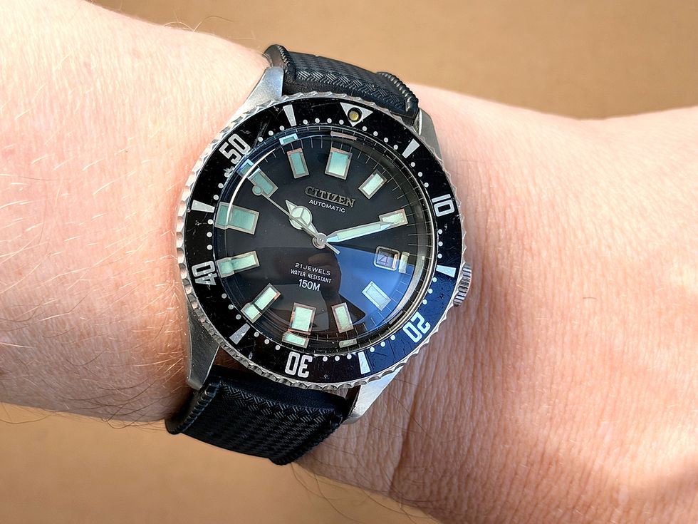 Thumbnail: Vintage 1978 Citizen Challenge Diver 52-0110 Serviced Original