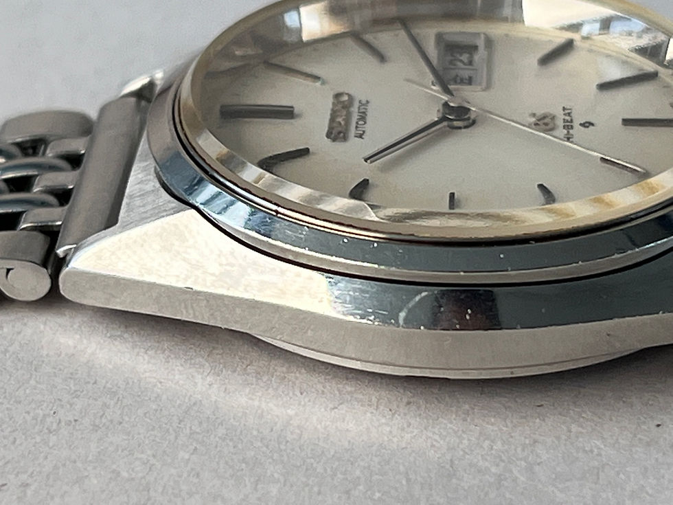 Thumbnail: Vintage 1970 Grand Seiko Automatic 5646-7010 HI-BEAT Self-Winding Day Date 36mm