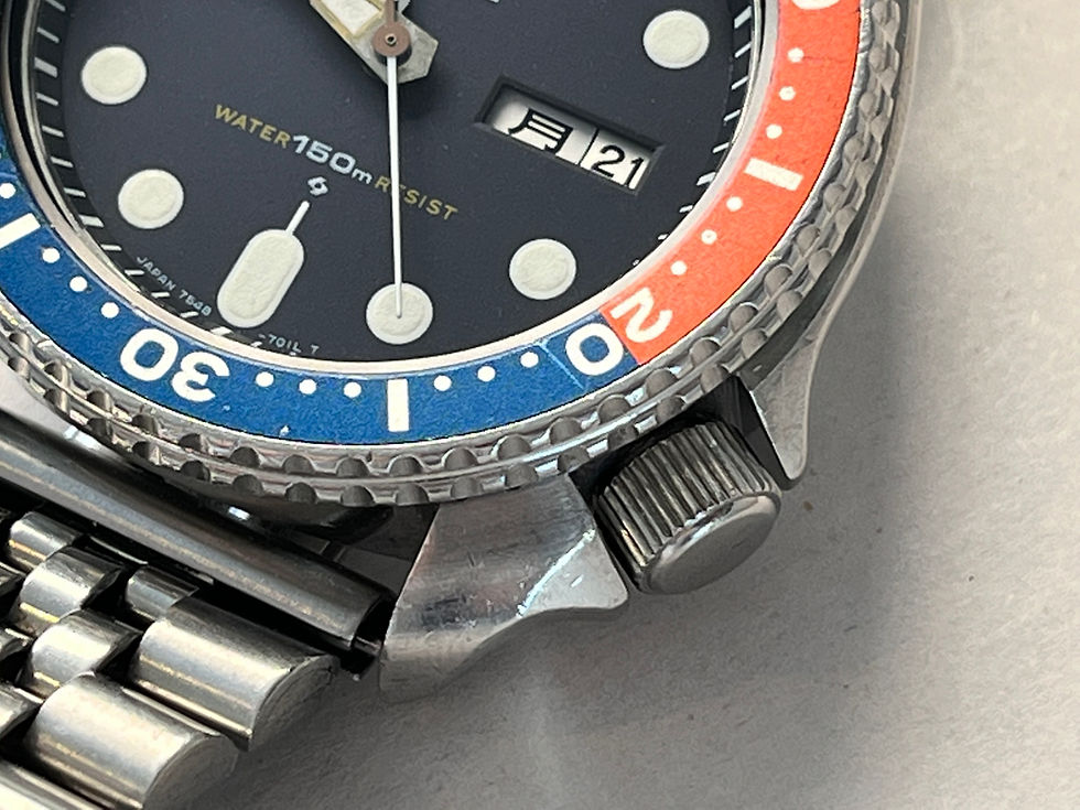 Thumbnail: Vintage 1982 Seiko 7548-700B Rare JDM Divers Watch Quartz